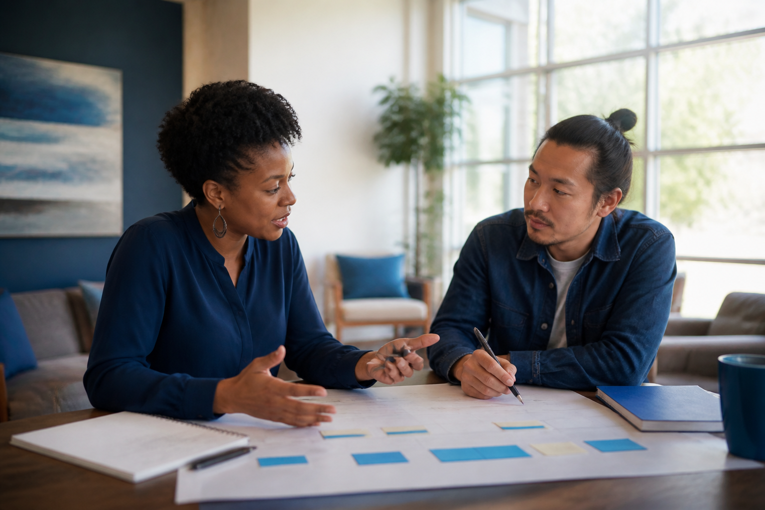 aa Collaborative Solutions team working alongside a nonprofit leader